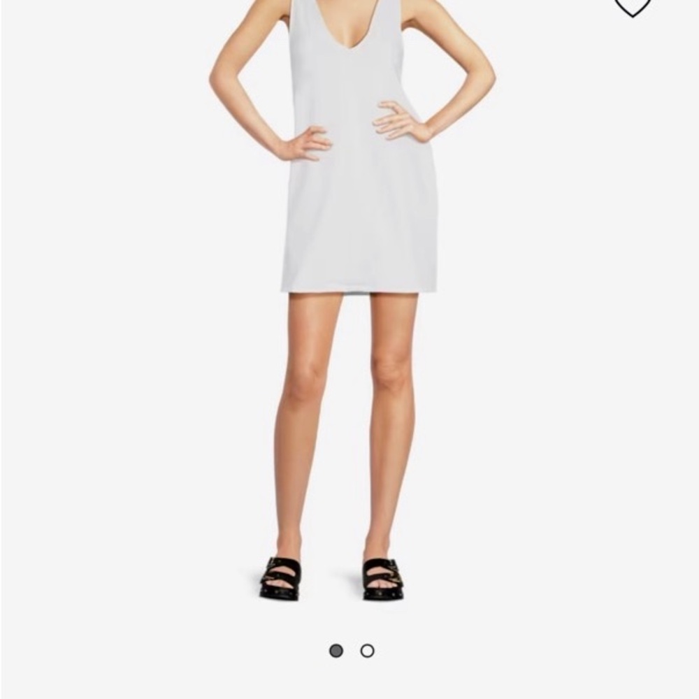 Rag & Bone White Sleeveless Mini Dress